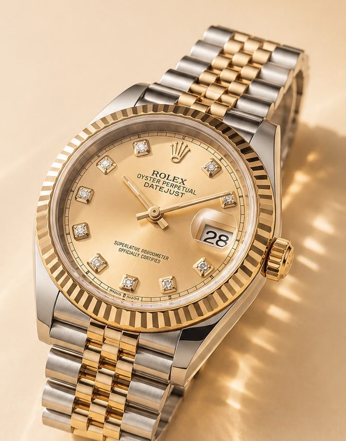 Relógio Rolex avaliado na Metrópolis Joias